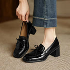 Virella | Mocassino Casual Donna Punta Tonda Tacco