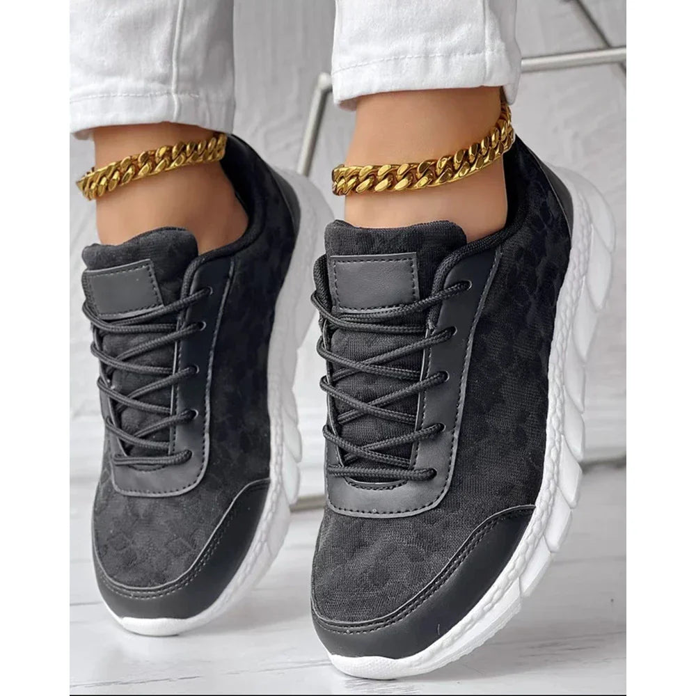 Rosavelle | Women's Orthopedic Sneakers with Lace Insets