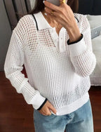 Luméa | Camicetta a Maglia Traforata da Donna