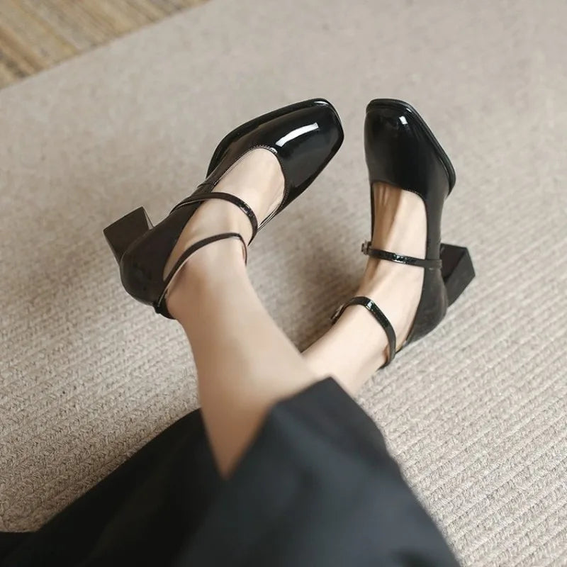 Ravelle | Scarpe Mary Jane Casual Donna con Punta Tonda