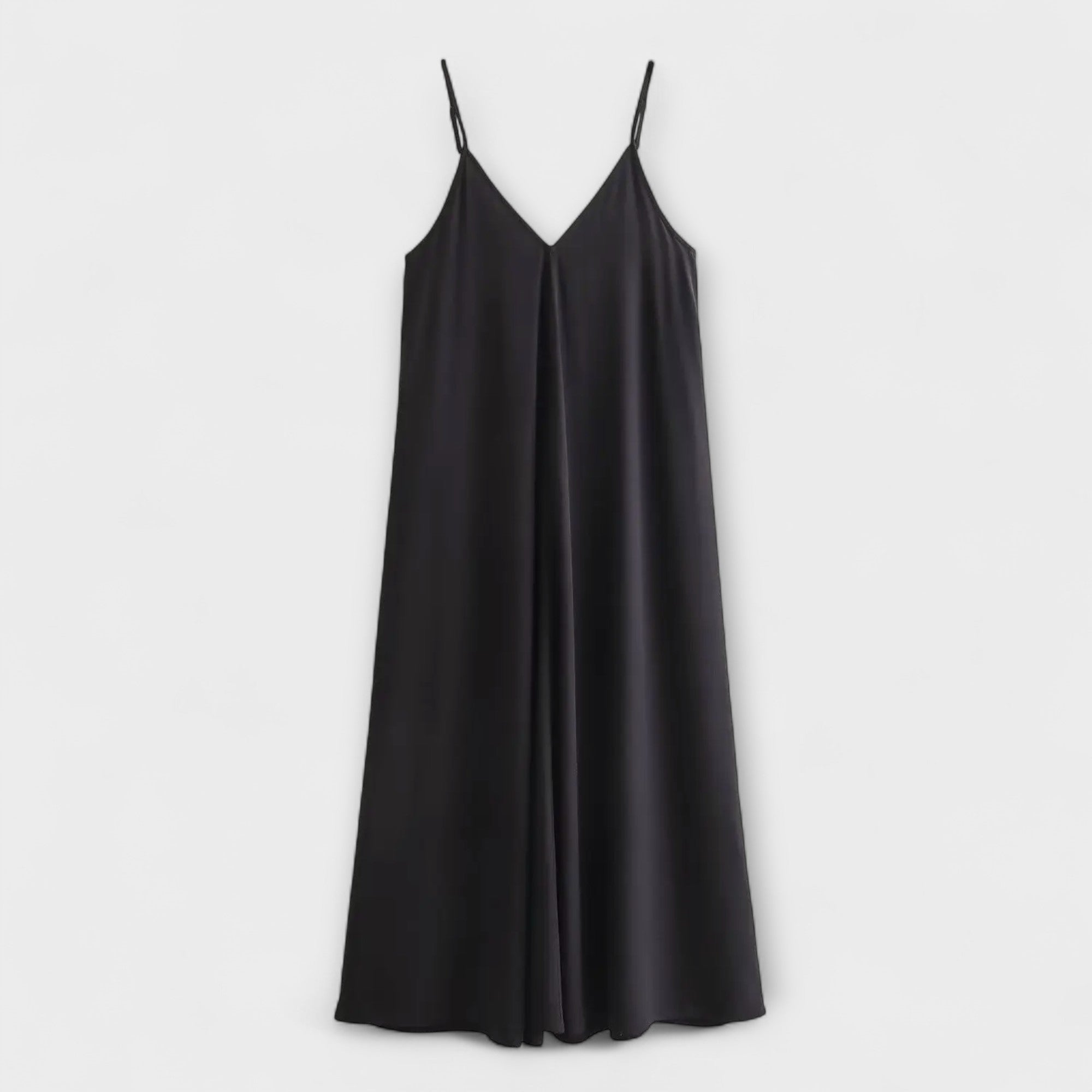 Chona | Abito Maxi Casual da Donna in Raso con Spalline