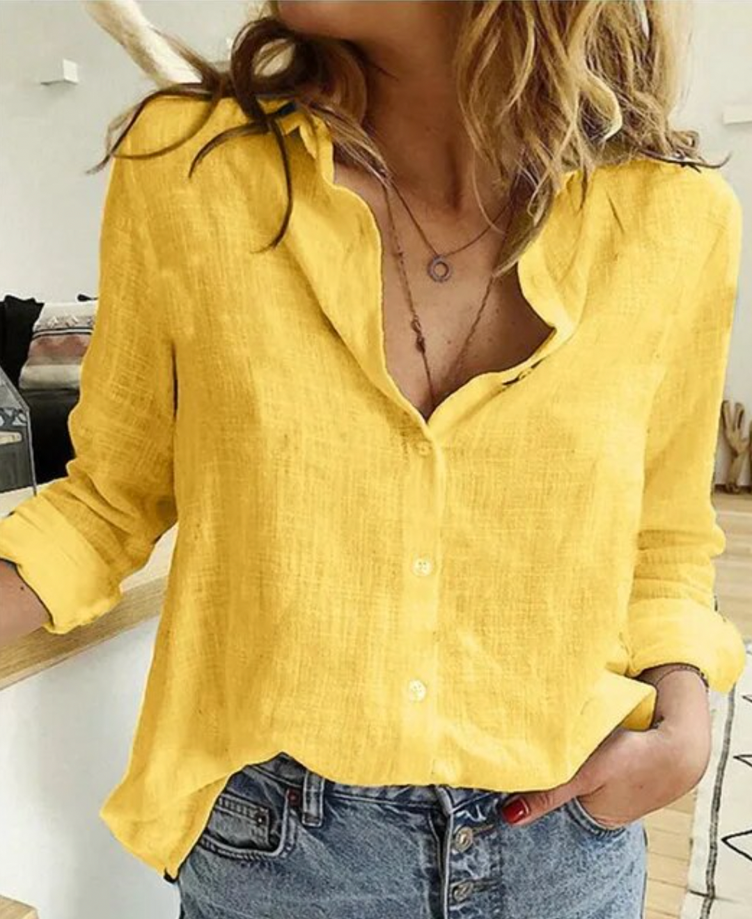 Claire | Elegante Blusa in Tessuto Morbido