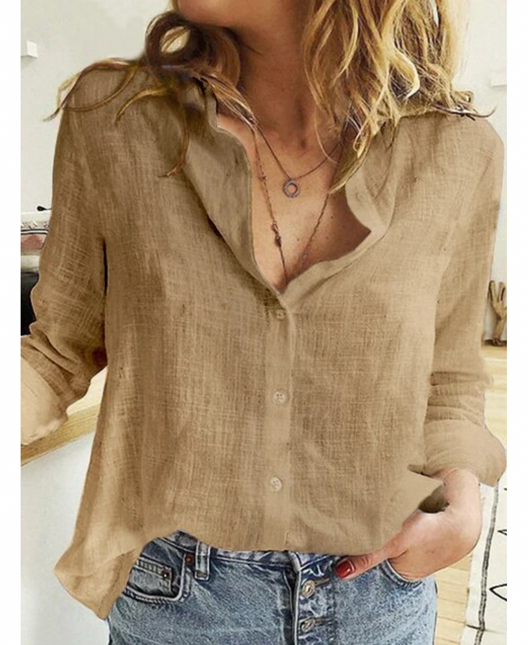 Claire | Elegante Blusa in Tessuto Morbido