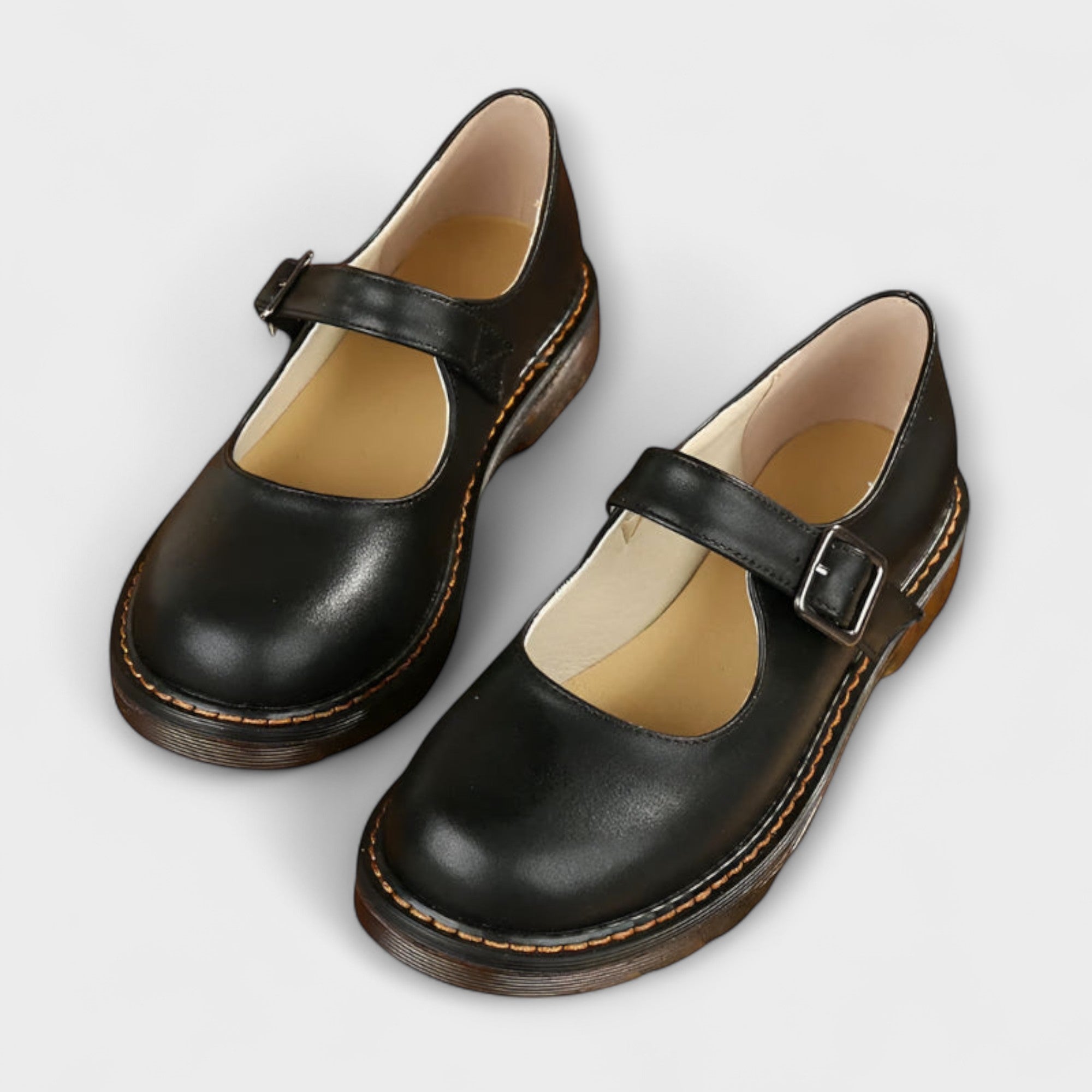 Marta | Women's Comfortable Mary Jane Ballerina Flats with Strap