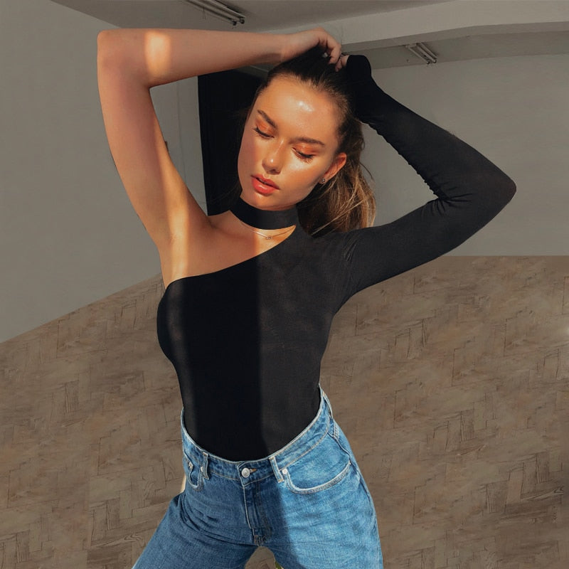Xirella | Top Donna Monospalla Attillato Elegante