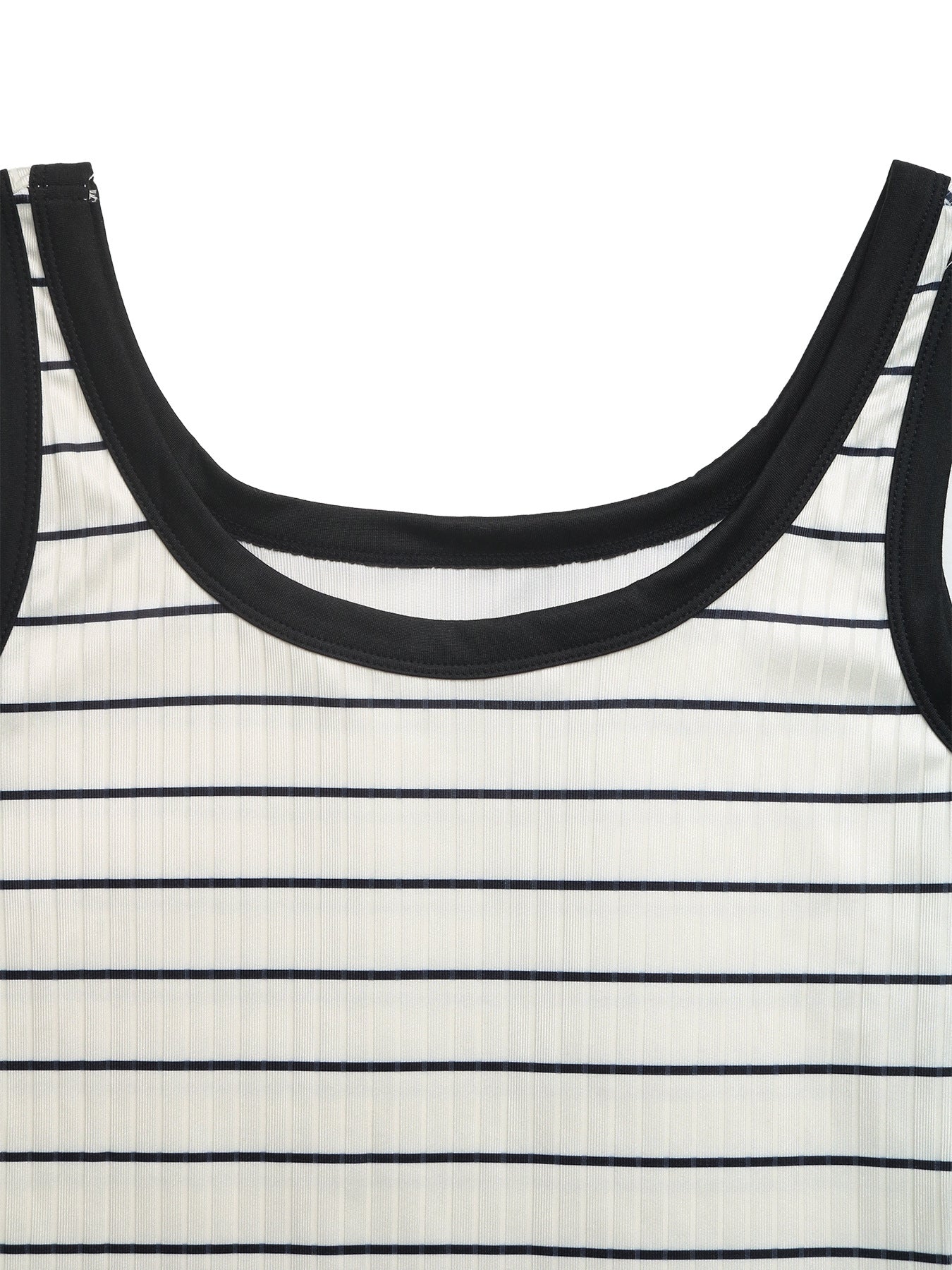 Elvara | Abito Estivo Midi Donna Senza Maniche a Righe
