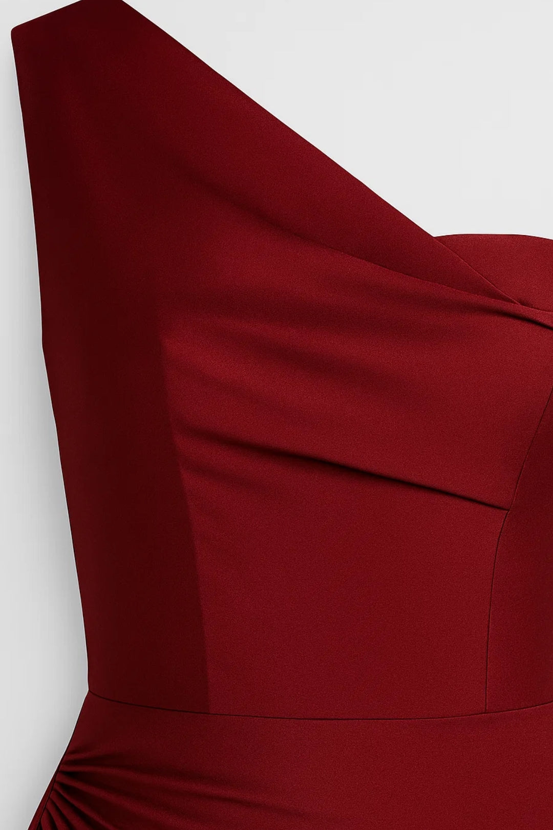 Felina | Damska Elegancka Sukienka Maxi Asymetryczna Drapowana