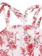 Florensa | Abito Estivo Maxi Donna a Fiori con Spalline e Laccio