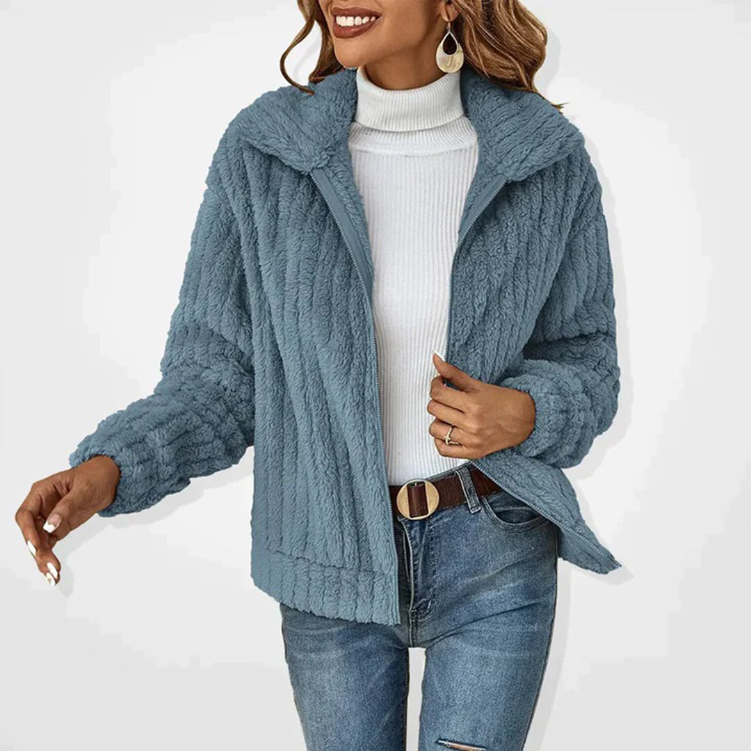 Snowelle | Women's Textured Fleece Jacket with Zipper