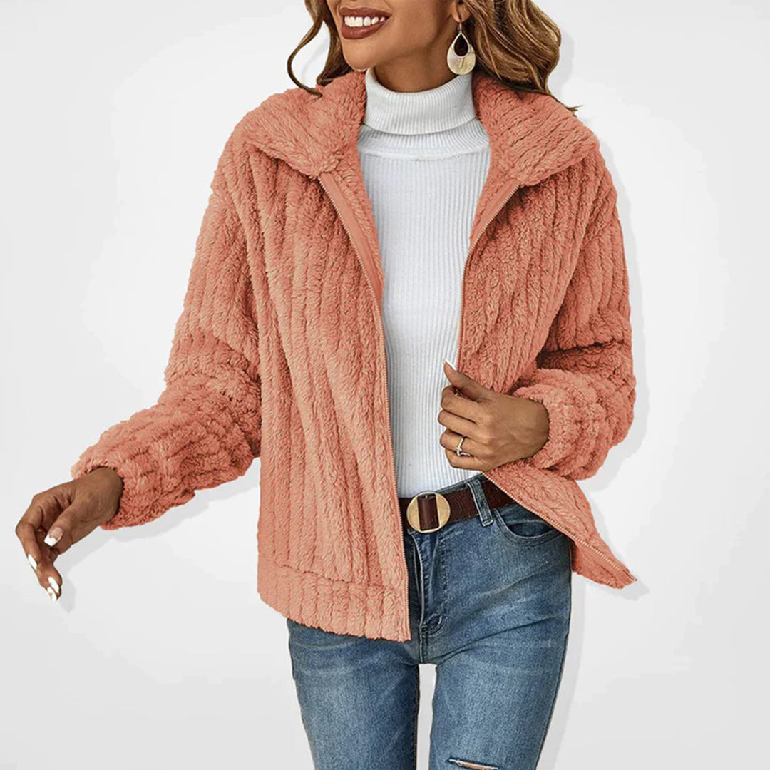 Snowelle | Women's Textured Fleece Jacket with Zipper