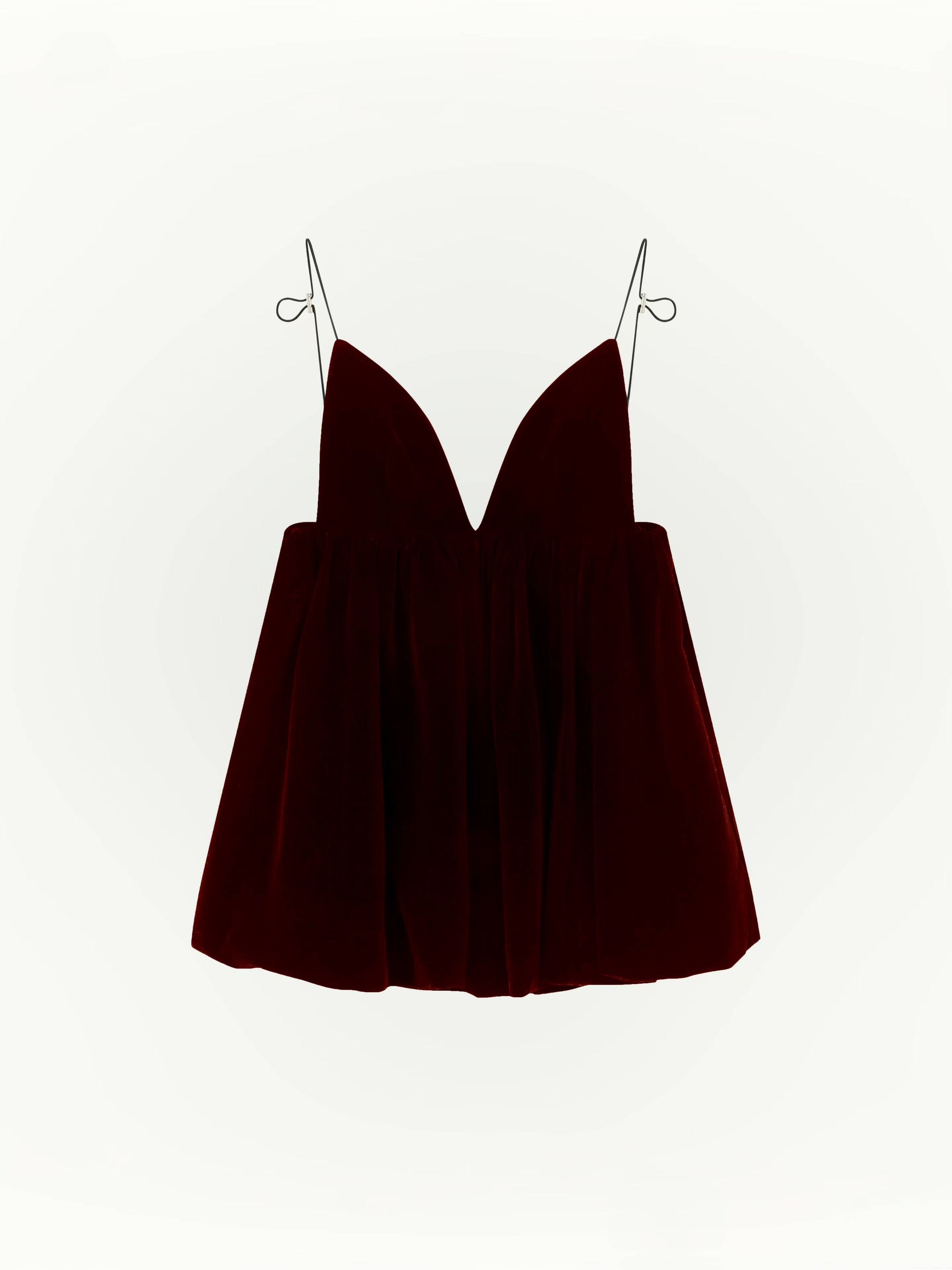 Alicja | Vestito mini da donna con scollo a V e laccio