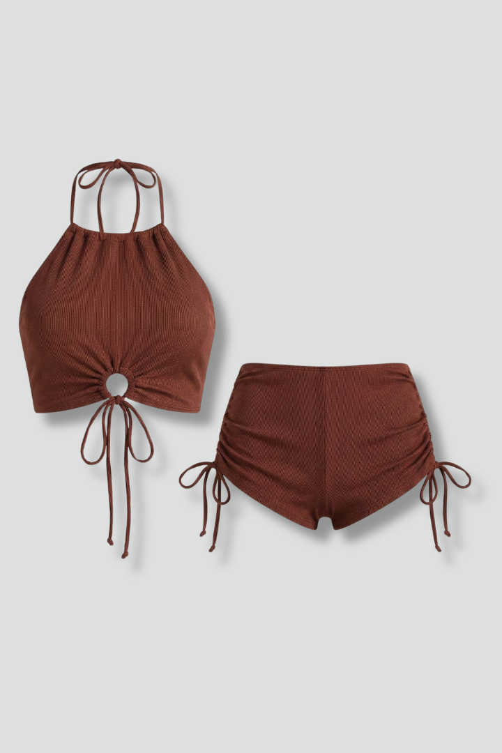 Sienna | Completo Estivo Halter con Laccio