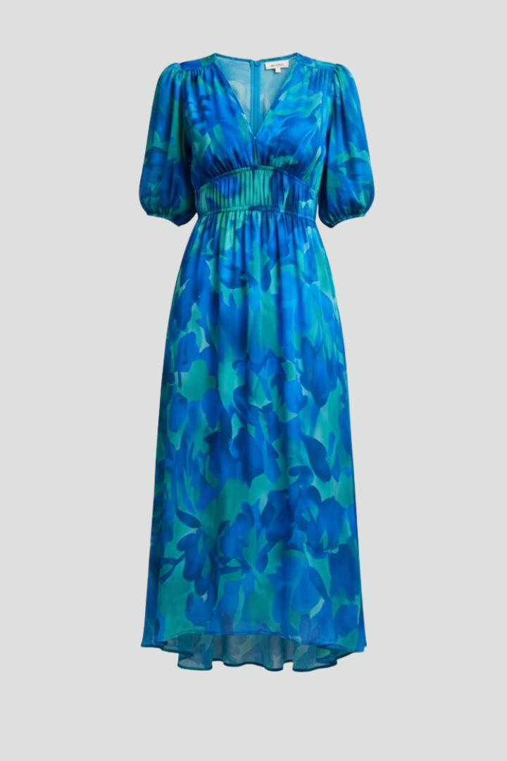 Sabineau | Abito maxi da donna con motivo floreale e scollo a V