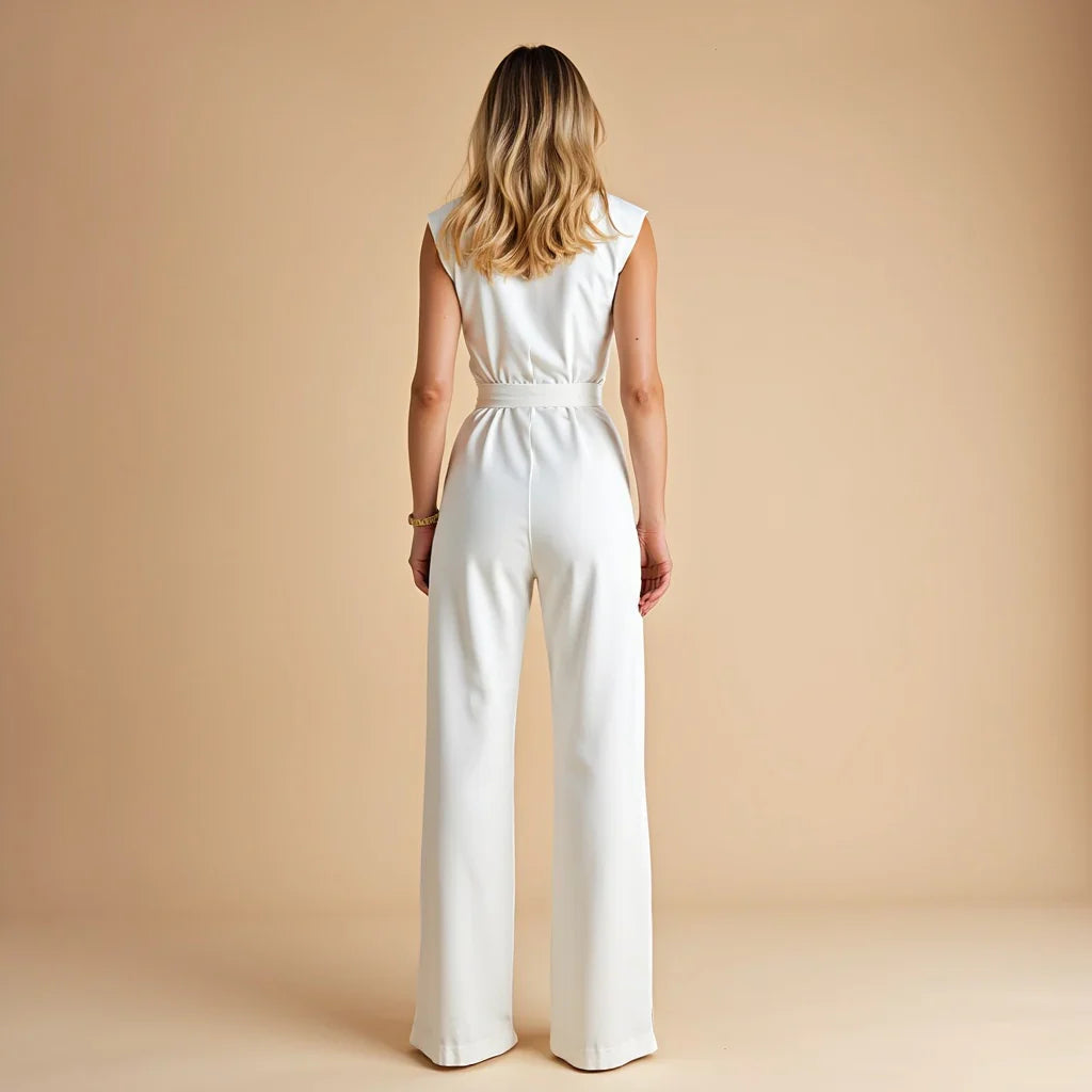 Seline | Elegante Tuta da Donna con Gamba Larga