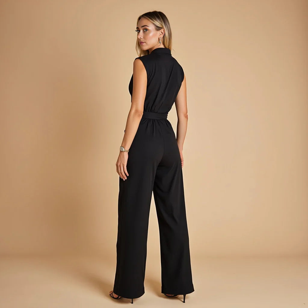 Seline | Elegante Tuta da Donna con Gamba Larga