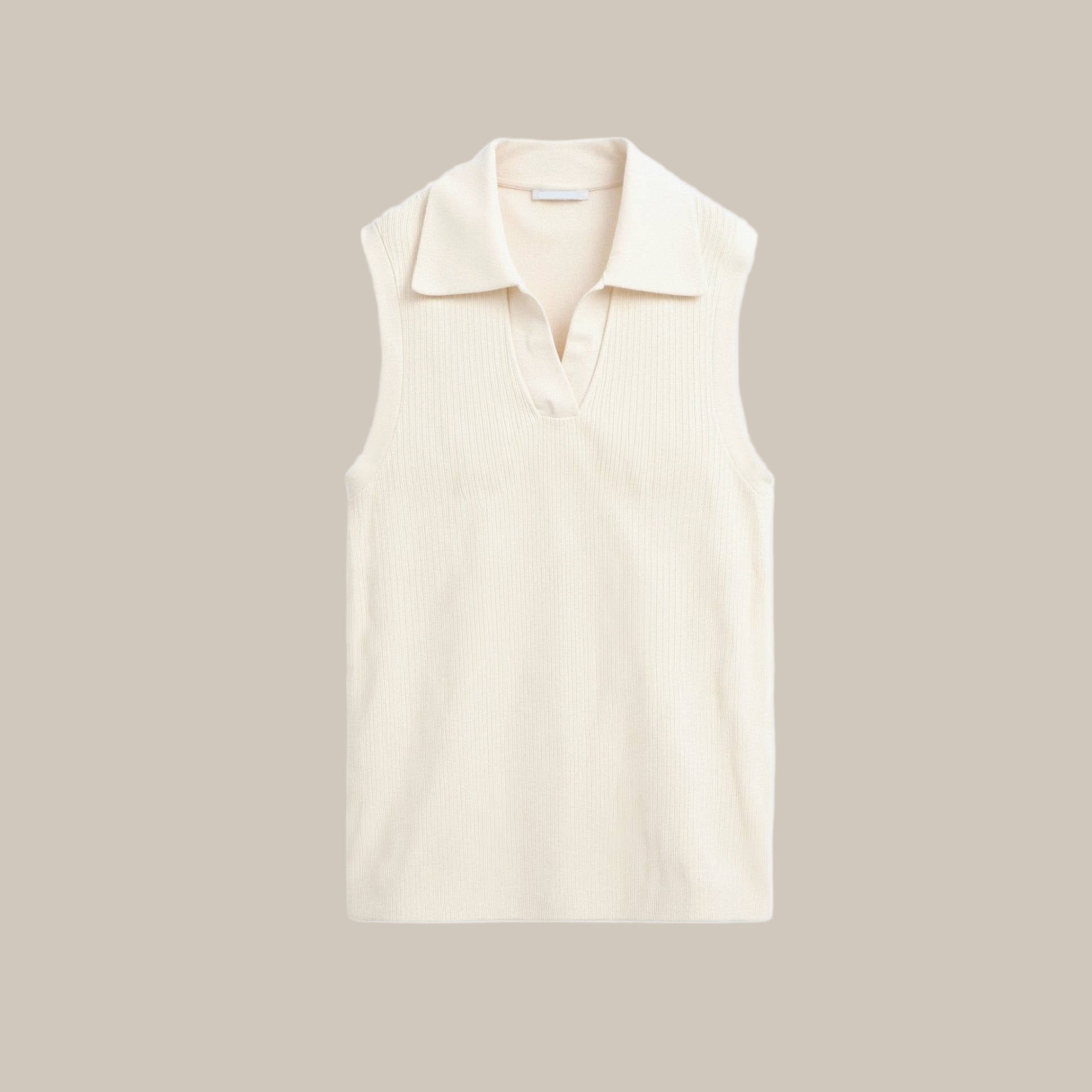 Élanora | Top casual da donna con scollo a V e collo aperto