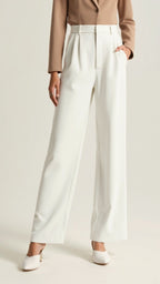 Nadia | Pantaloni Eleganti da Donna con Vita Alta e Gamba Larga