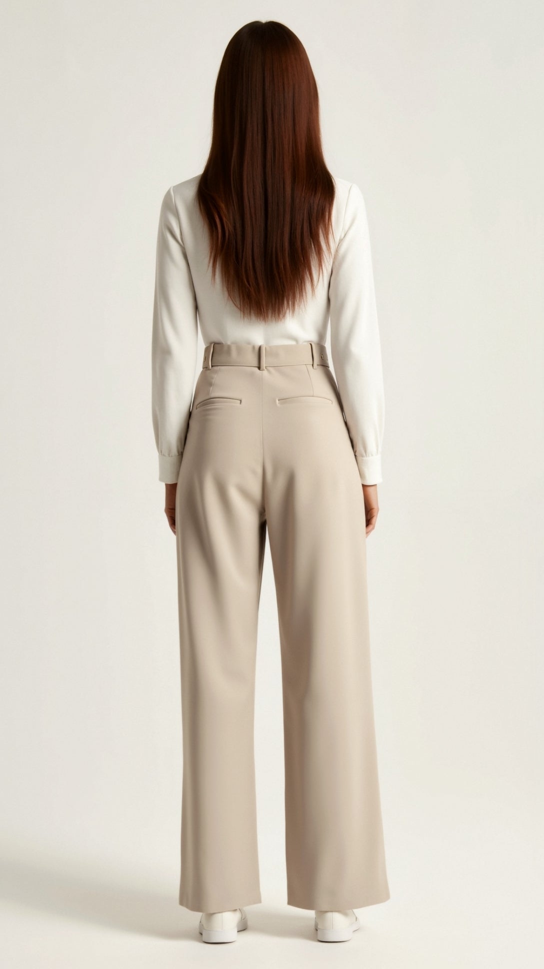 Nadia | Pantaloni Eleganti da Donna con Vita Alta e Gamba Larga