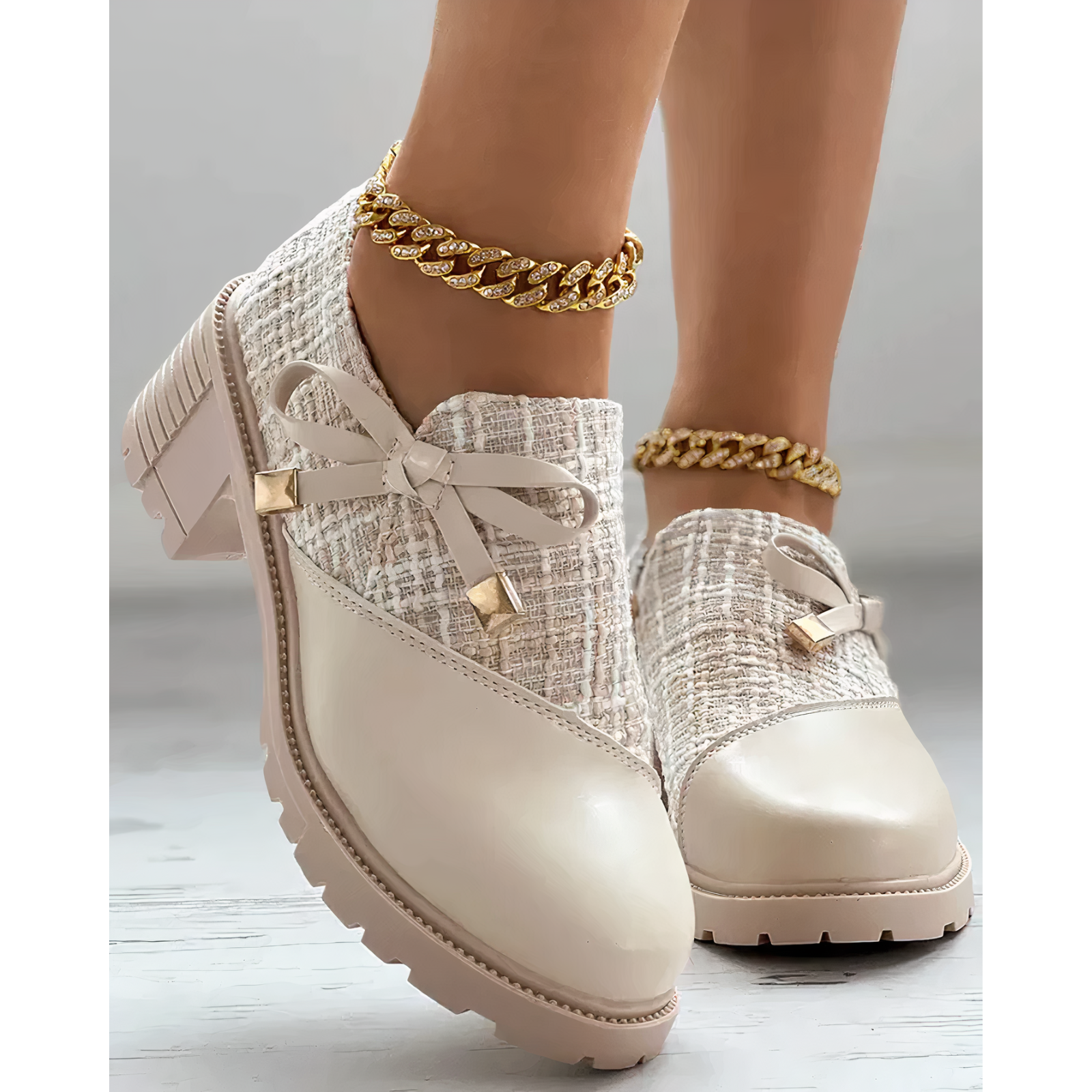 Celestique | Women's Ankle Boots with Bow