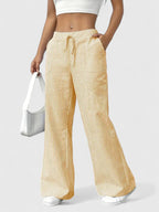 Roseline | Pantaloni da donna a righe con gamba larga