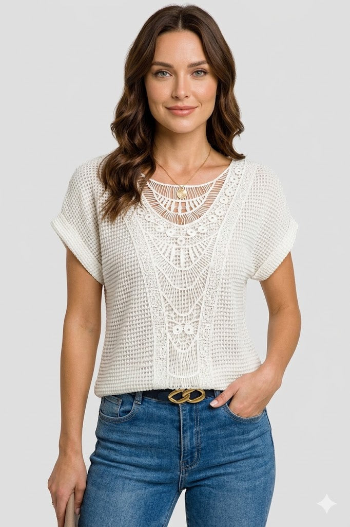 Solmira | Blusa Donna Leggera e Traspirante in Maglia Casual