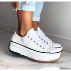 Zenvira | Sneakers Platform Casual da Donna con Lacci
