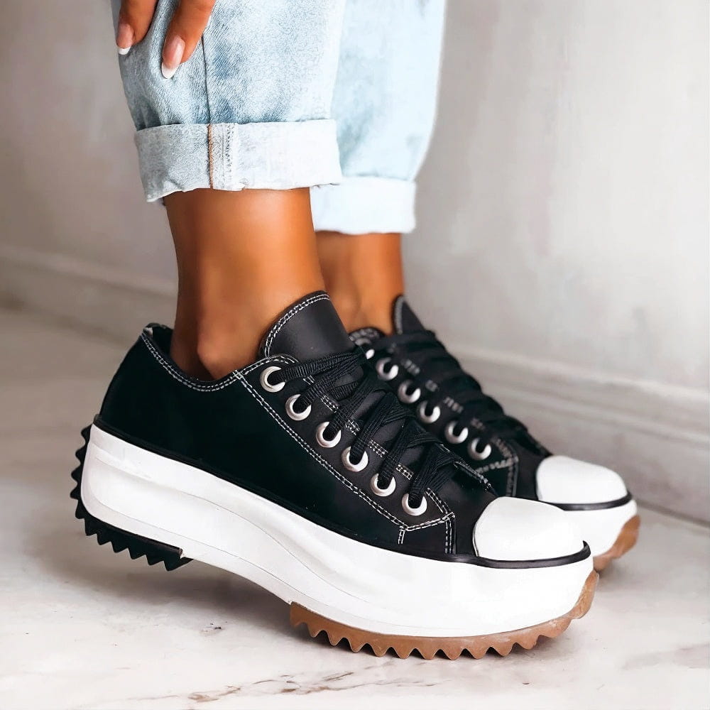 Zenvira | Sneakers Platform Casual da Donna con Lacci