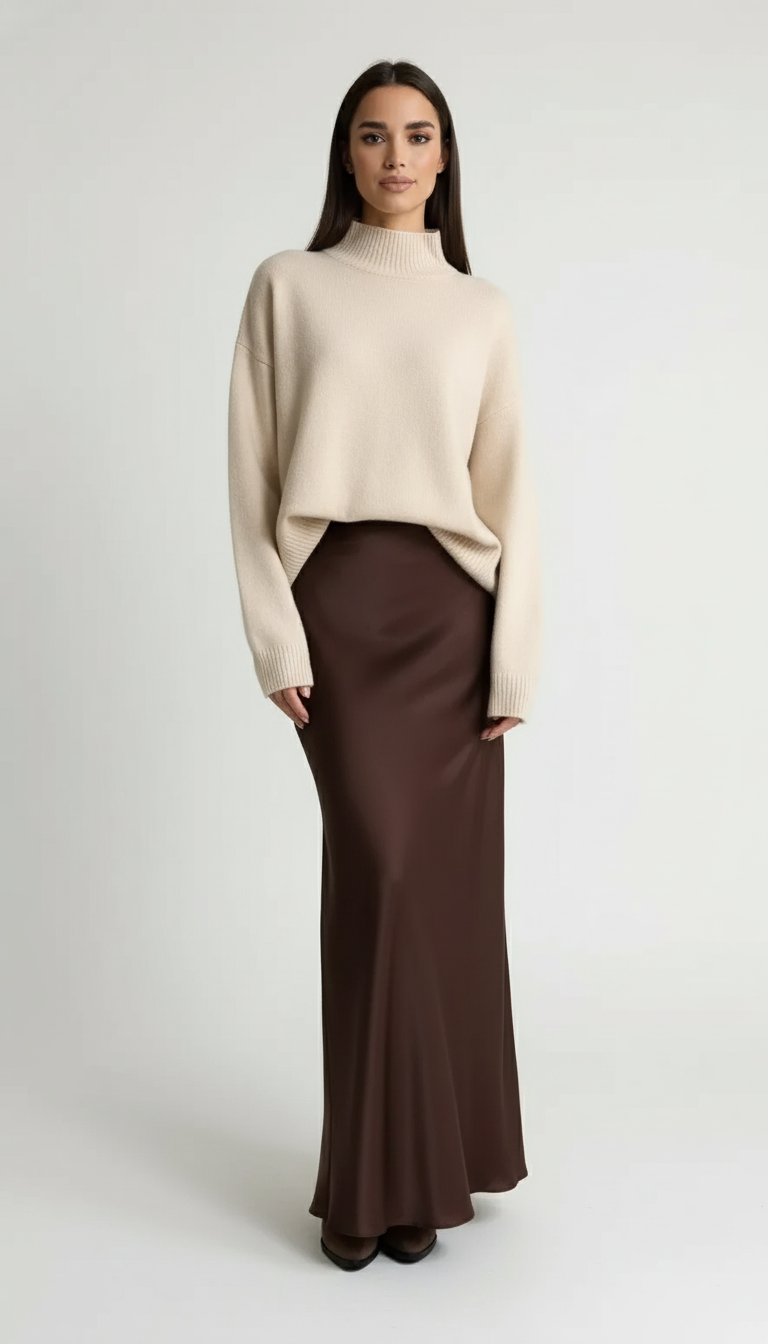 Colette | Gonna maxi da donna a taglio aderente