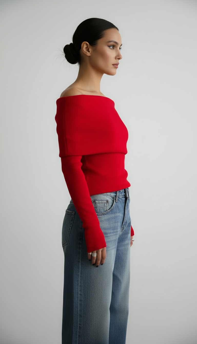 Odette | Maglione da donna con spalle scoperte