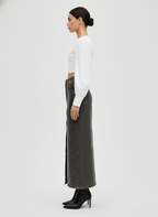 Brigitte | Gonna jeans maxi da donna a vita alta