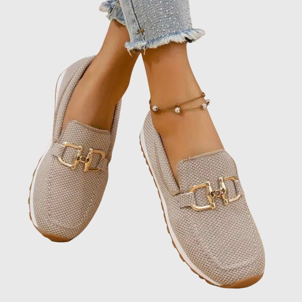 Orvella | Mocassini casual leggeri da donna con fibbia