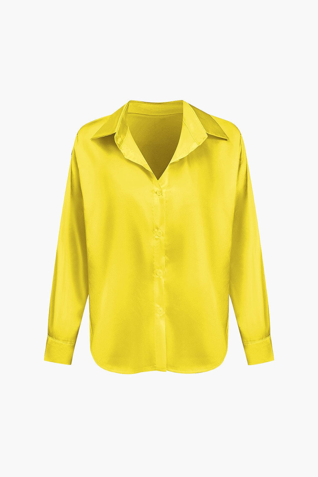 Dobrosława | Camicia elegante da donna in raso con maniche lunghe