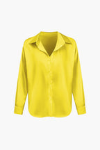 Dobrosława | Camicia elegante da donna in raso con maniche lunghe