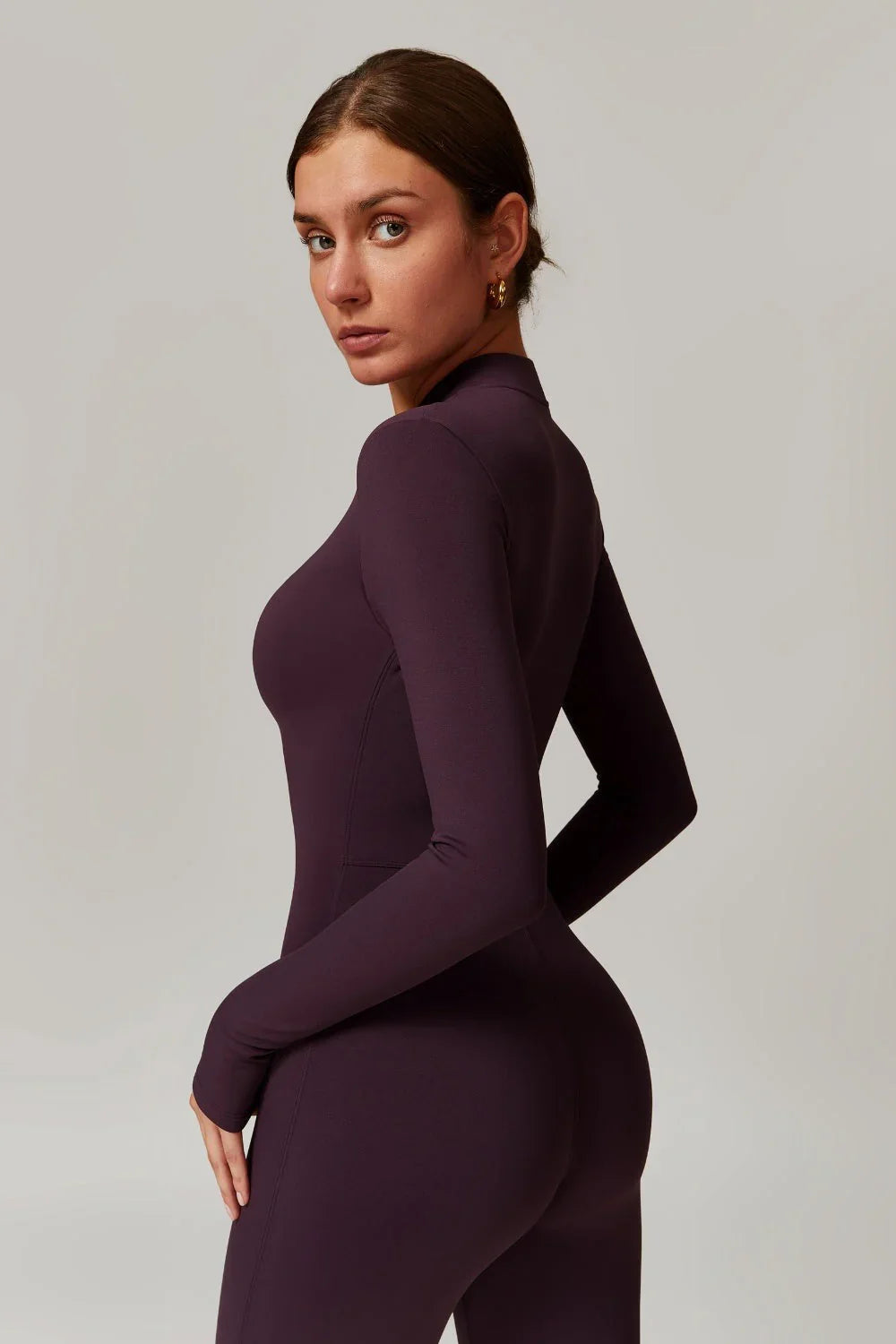 Althea | Tuta Sportiva Donna Attillata con Cerniera e Maniche Lunghe