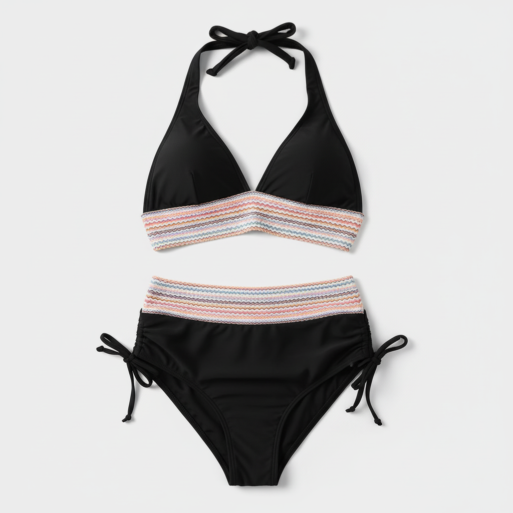 Black white zigzag product