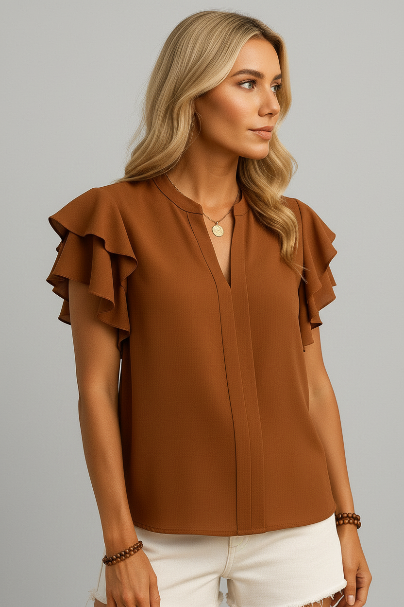 Bruine blouse