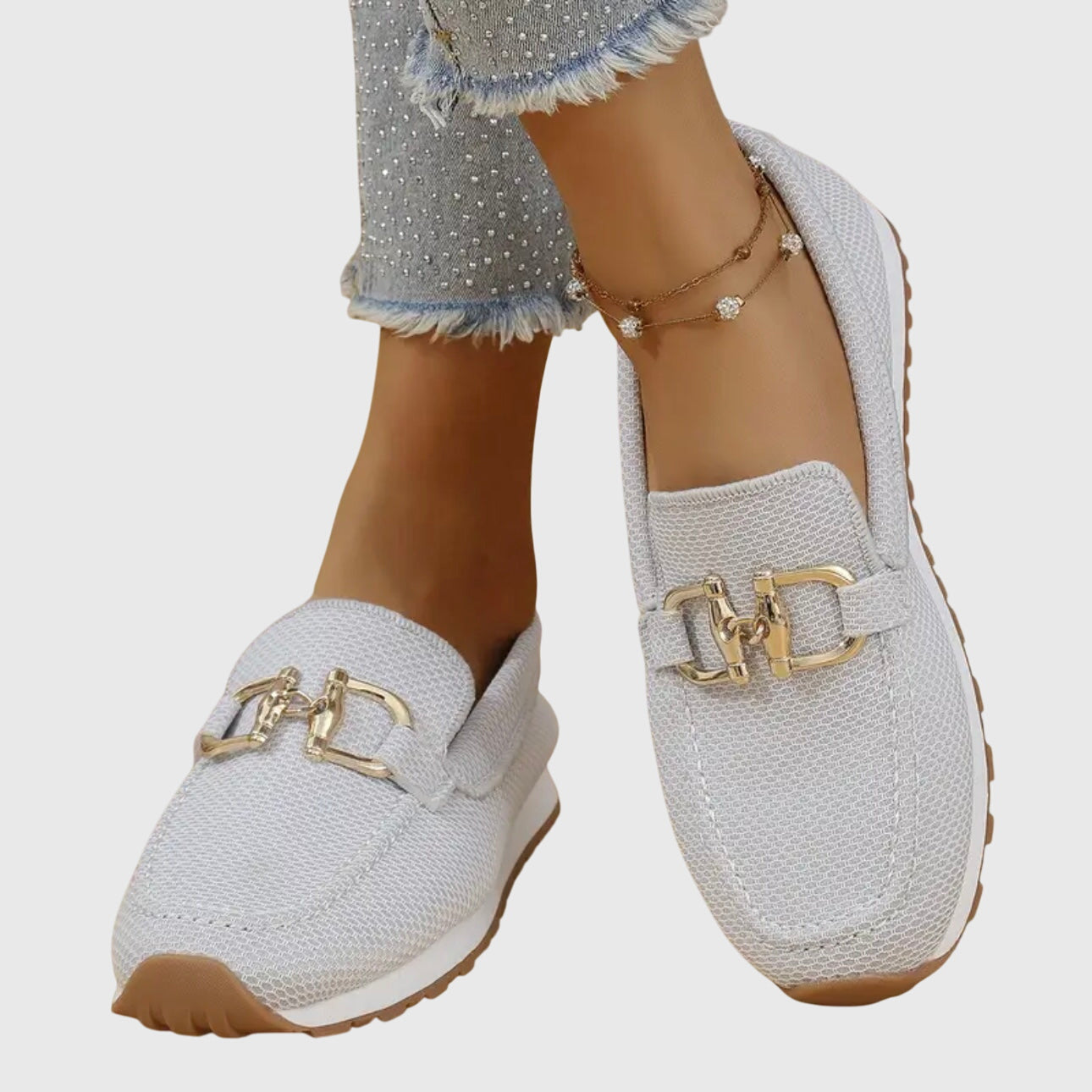 Orvella | Mocassini casual leggeri da donna con fibbia
