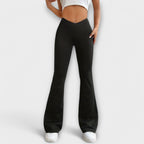 Noirelle | Pantaloni Donna Svasati in Tessuto Elastico