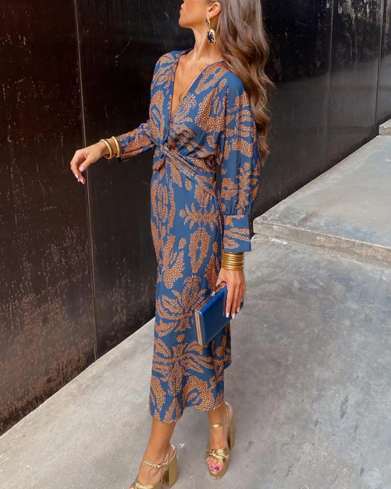 Elaris | Abito Maxi Donna Fantasia con Laccio