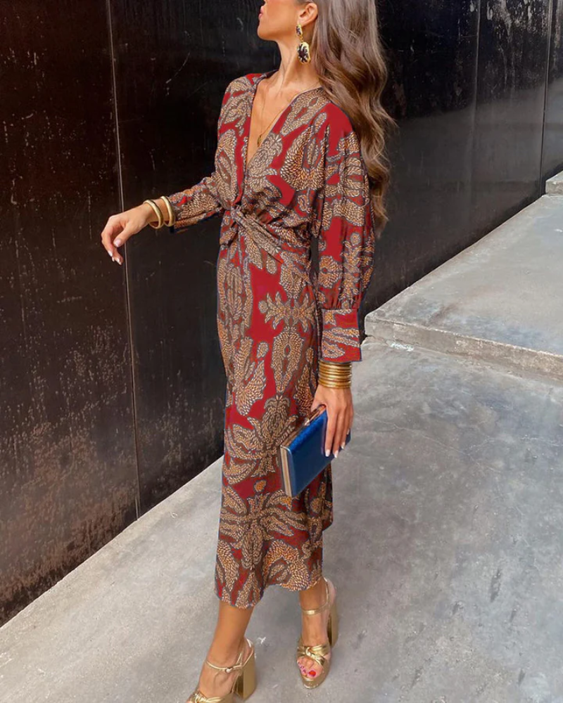 Elaris | Abito Maxi Donna Fantasia con Laccio