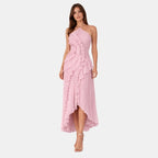 Seraphina | Abito Maxi Donna con Scollo Halter e Volant