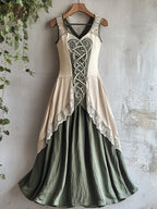 Elaris | Abito Estivo Maxi Boho da Donna con Nodo Celtico