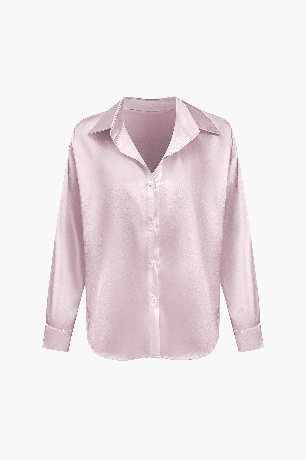 Dobrosława | Camicia elegante da donna in raso con maniche lunghe