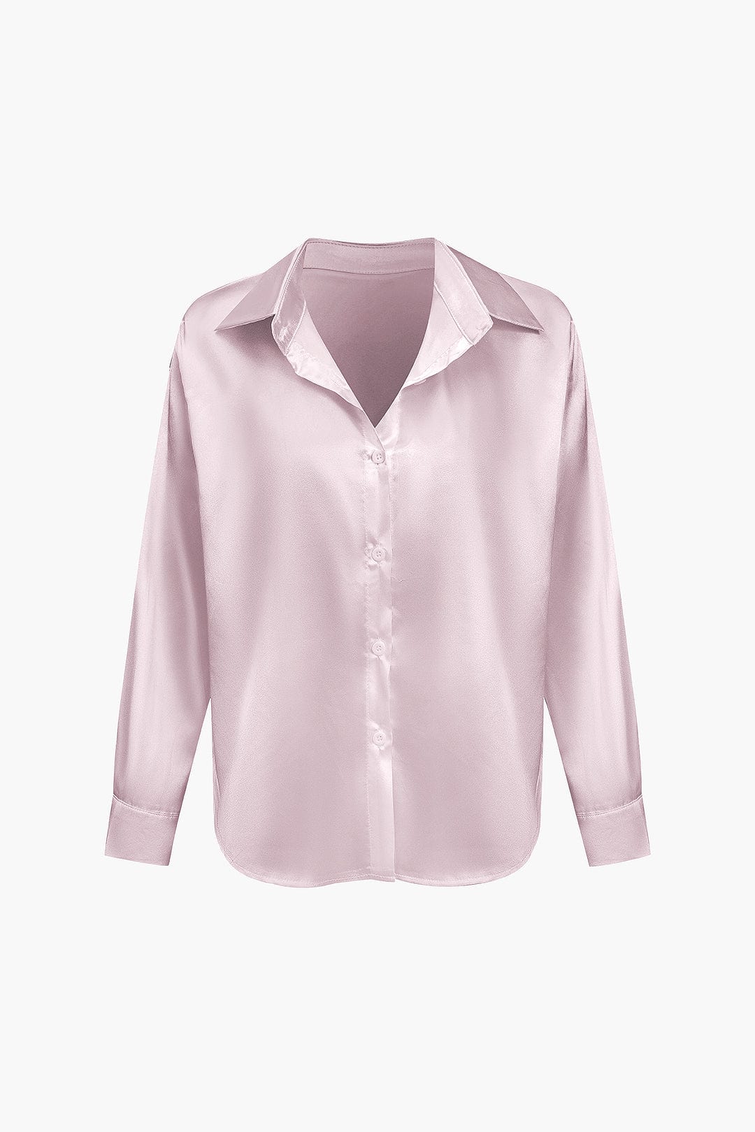 Dobrosława | Camicia elegante da donna in raso con maniche lunghe