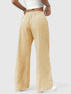 Roseline | Pantaloni da donna a righe con gamba larga