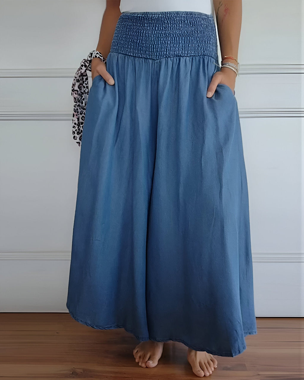 Maribel | Gonna lunga da donna con vita elastica