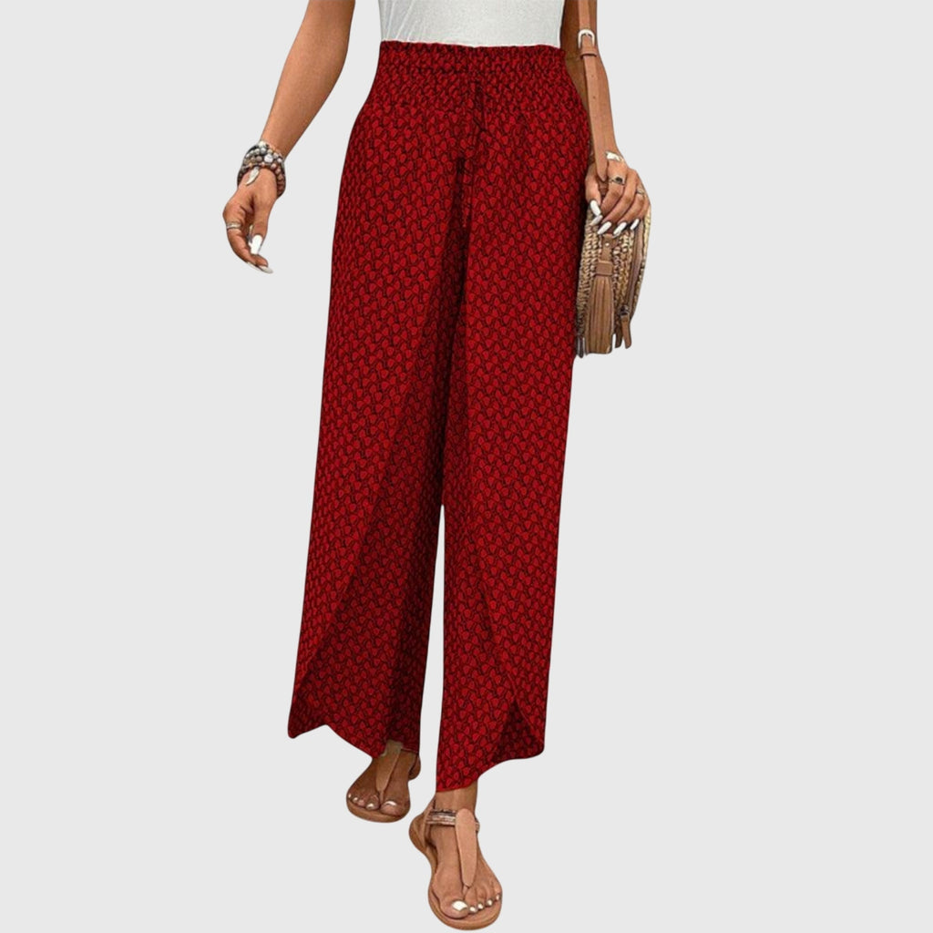 Zanirra | Pantaloni Palazzo Estivi Donna Vita Alta Gamba Larga