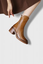 Hala | Stivaletti casual da donna con tacco e cerniera