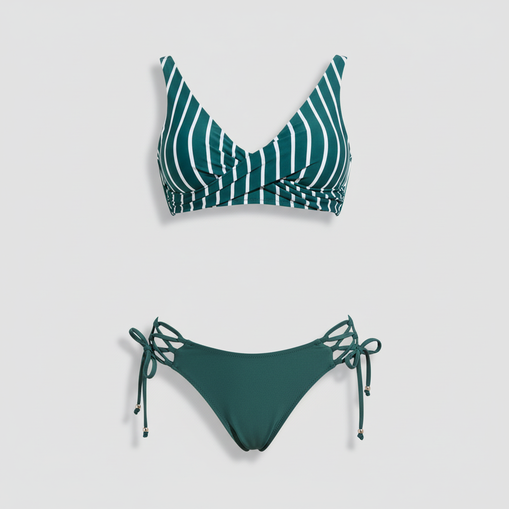 Green striped teal product