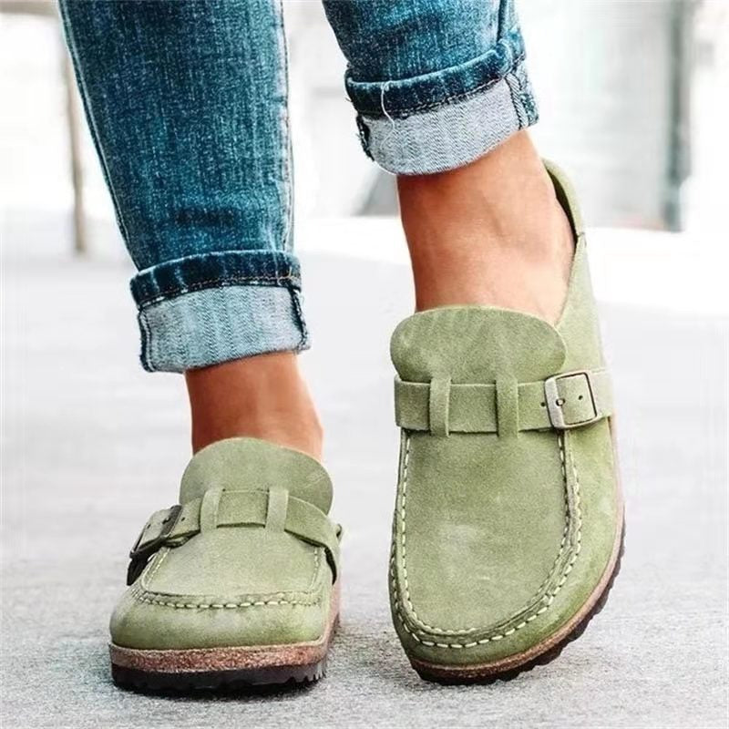 Arvella | Women's Slip-On Casual Loafers with Buckle
